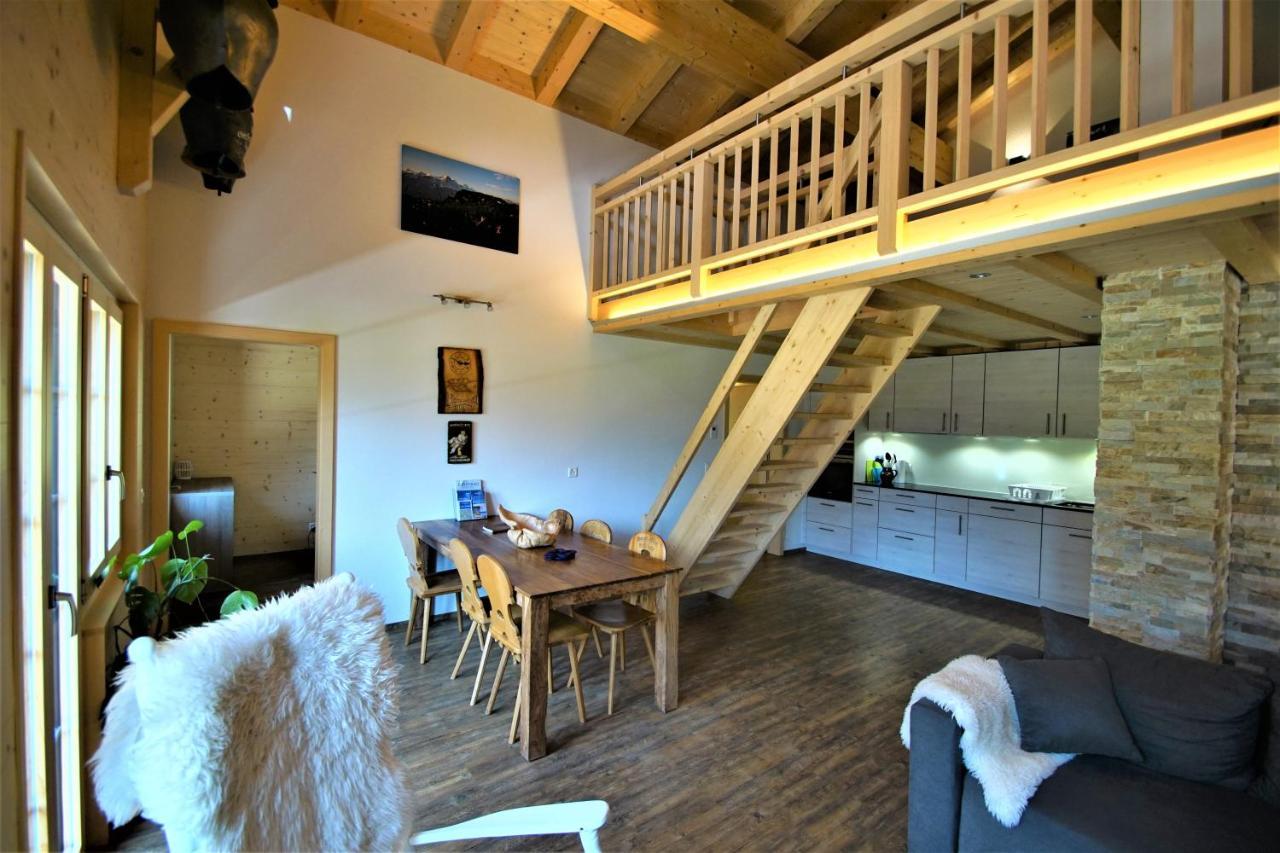 Апартаменты Chalet Wetterhorn Люченталь Экстерьер фото