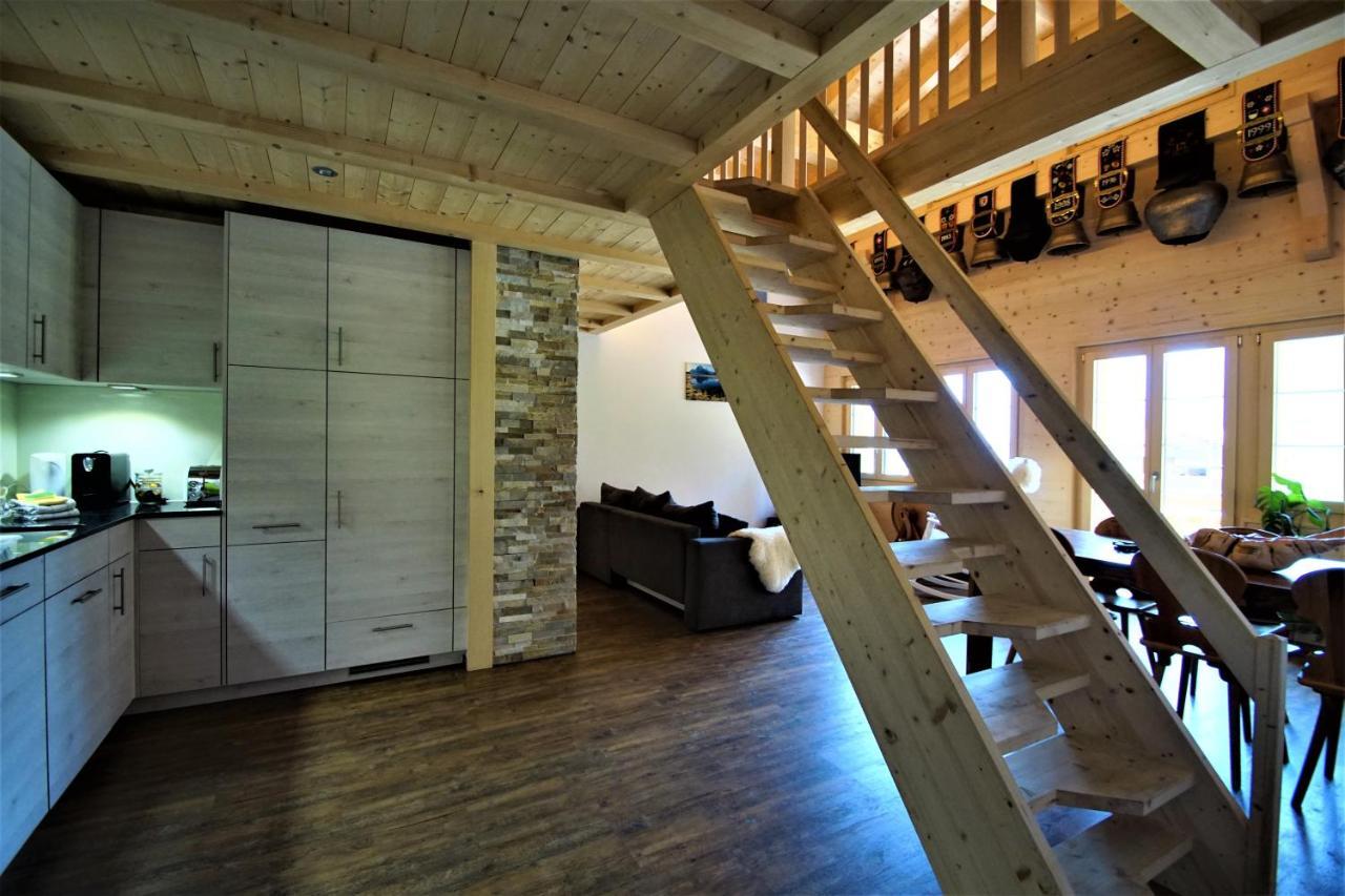 Апартаменты Chalet Wetterhorn Люченталь Экстерьер фото