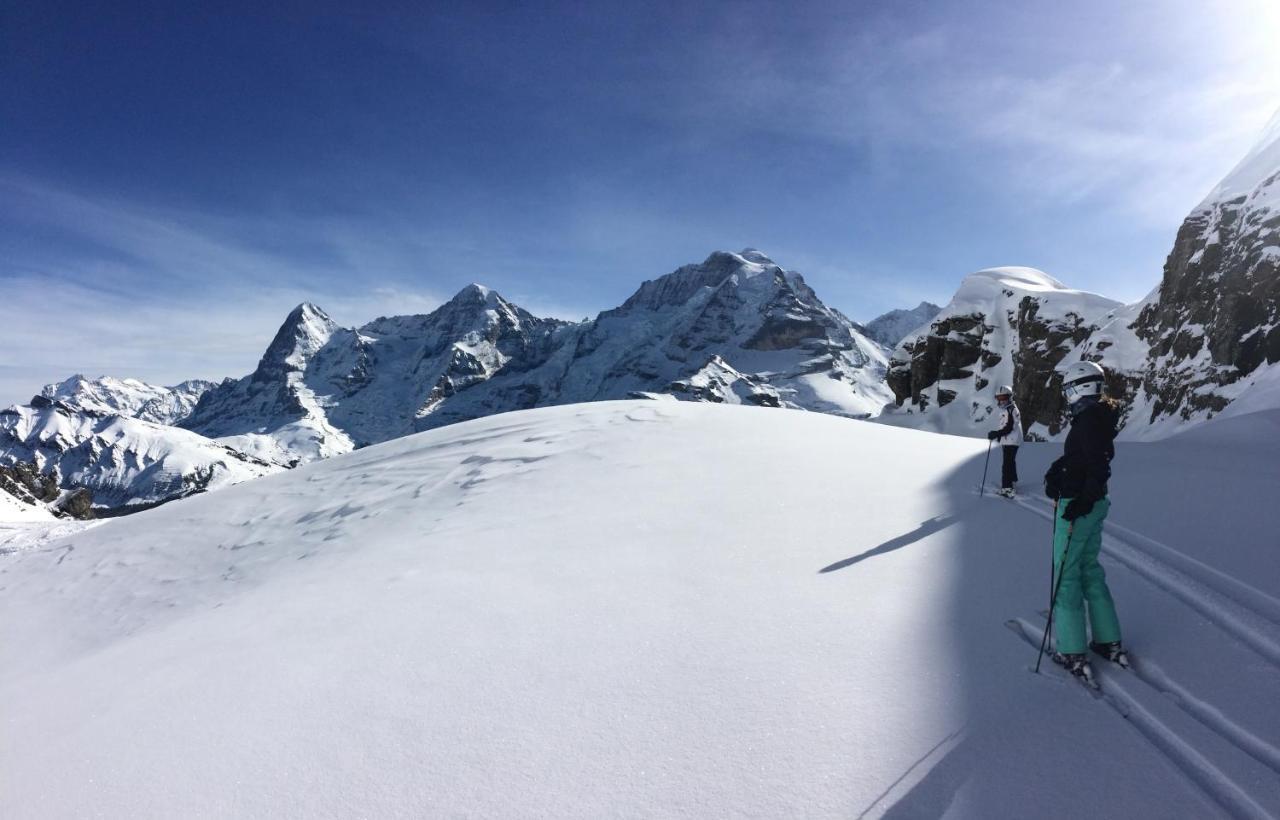 Апартаменты Chalet Wetterhorn Люченталь Экстерьер фото