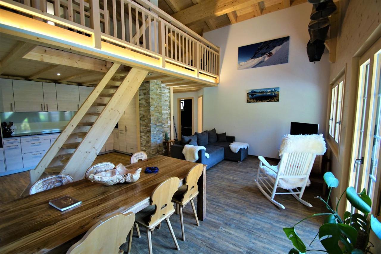 Апартаменты Chalet Wetterhorn Люченталь Экстерьер фото