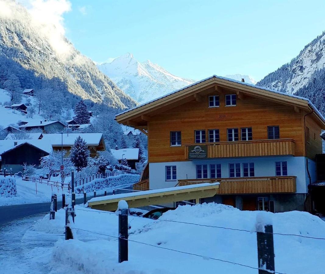 Апартаменты Chalet Wetterhorn Люченталь Экстерьер фото