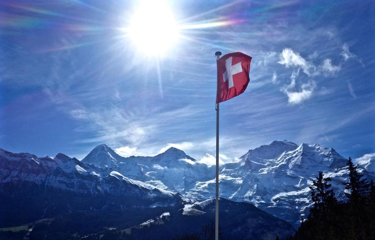 Апартаменты Chalet Wetterhorn Люченталь Экстерьер фото